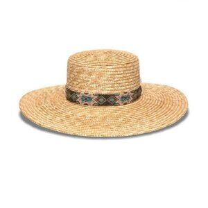 Nikki Beach Bossa Western Straw beach hat